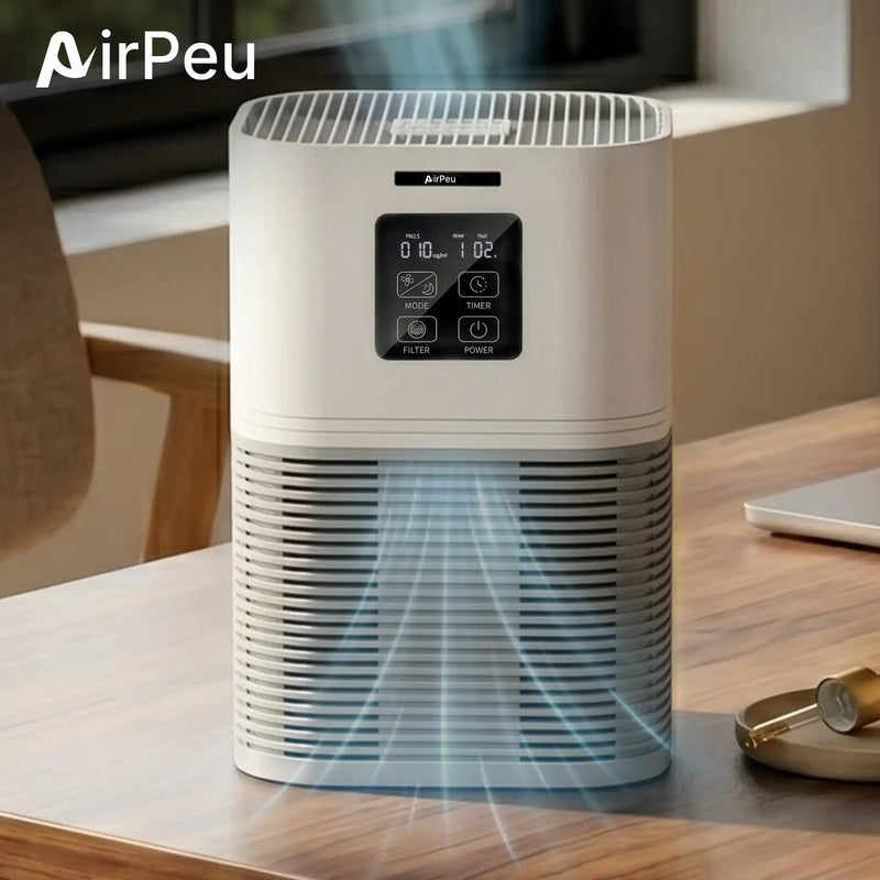 AirPeu H13 HEPA Air Purifier for Large Rooms (140m²)