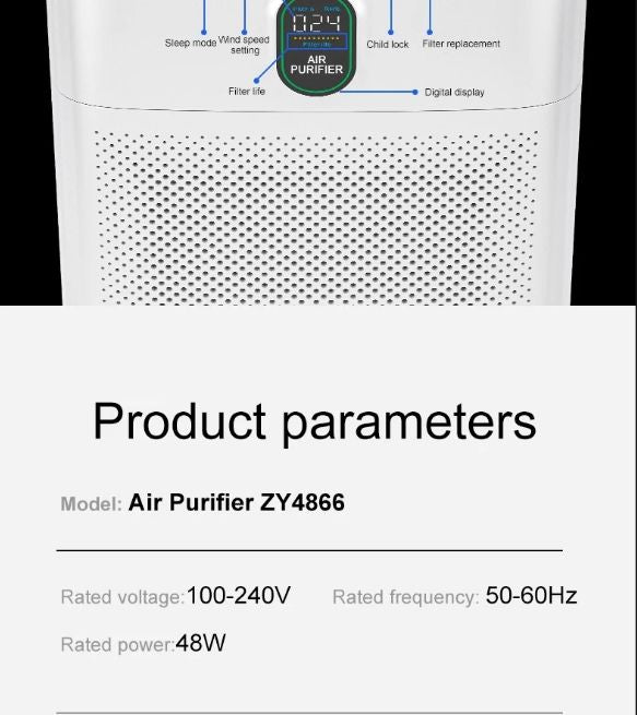The Purio Smart Air Purifier with HEPA Filter
