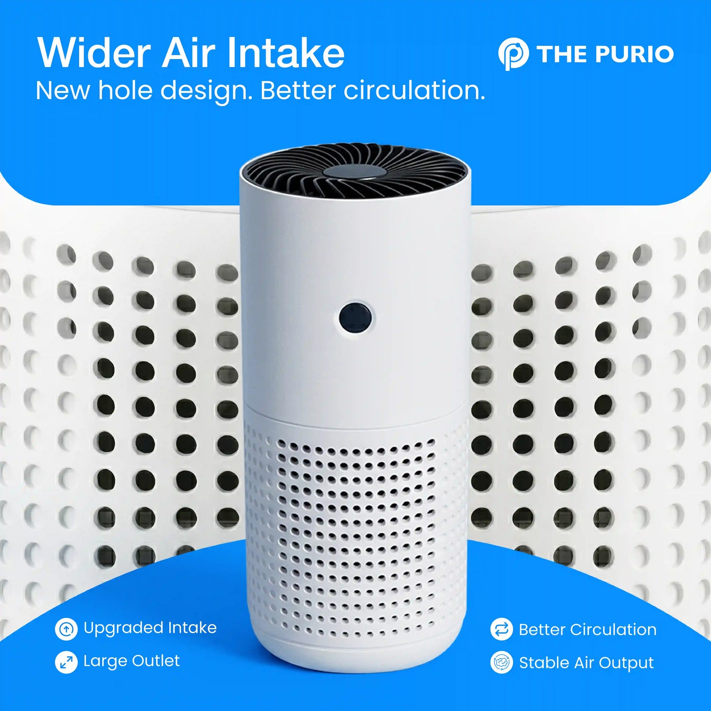 Thepurio Portable USB Car Air Purifier: Removes Dust, Odors, Smoke & More