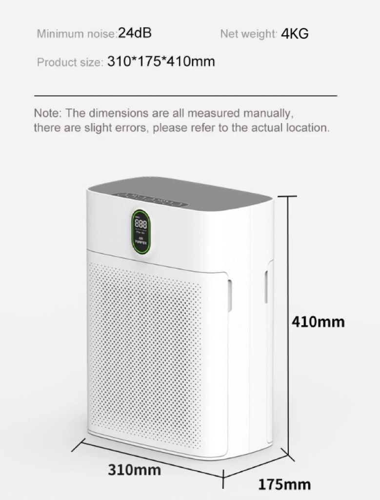 The Purio Smart Air Purifier with HEPA Filter
