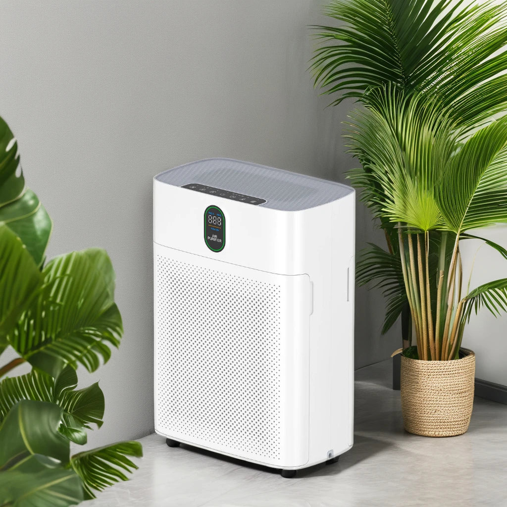Purio Smart HEPA Air Purifier – 300m³/h CADR | For Home, Office & Bedroom