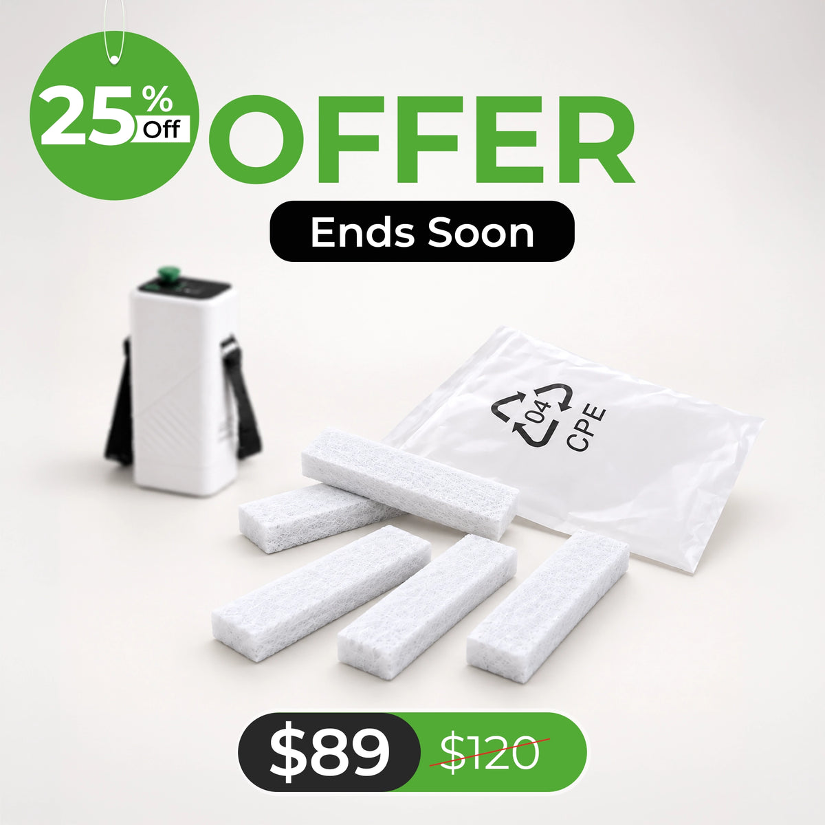 Air Intake Filter Cotton Pad for 1-5L Portable Oxygen Concentrator