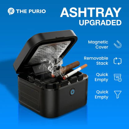 ThePurio Smokeless Ashtray Purifier (Fresh Air in Your Car, Home, and Office)