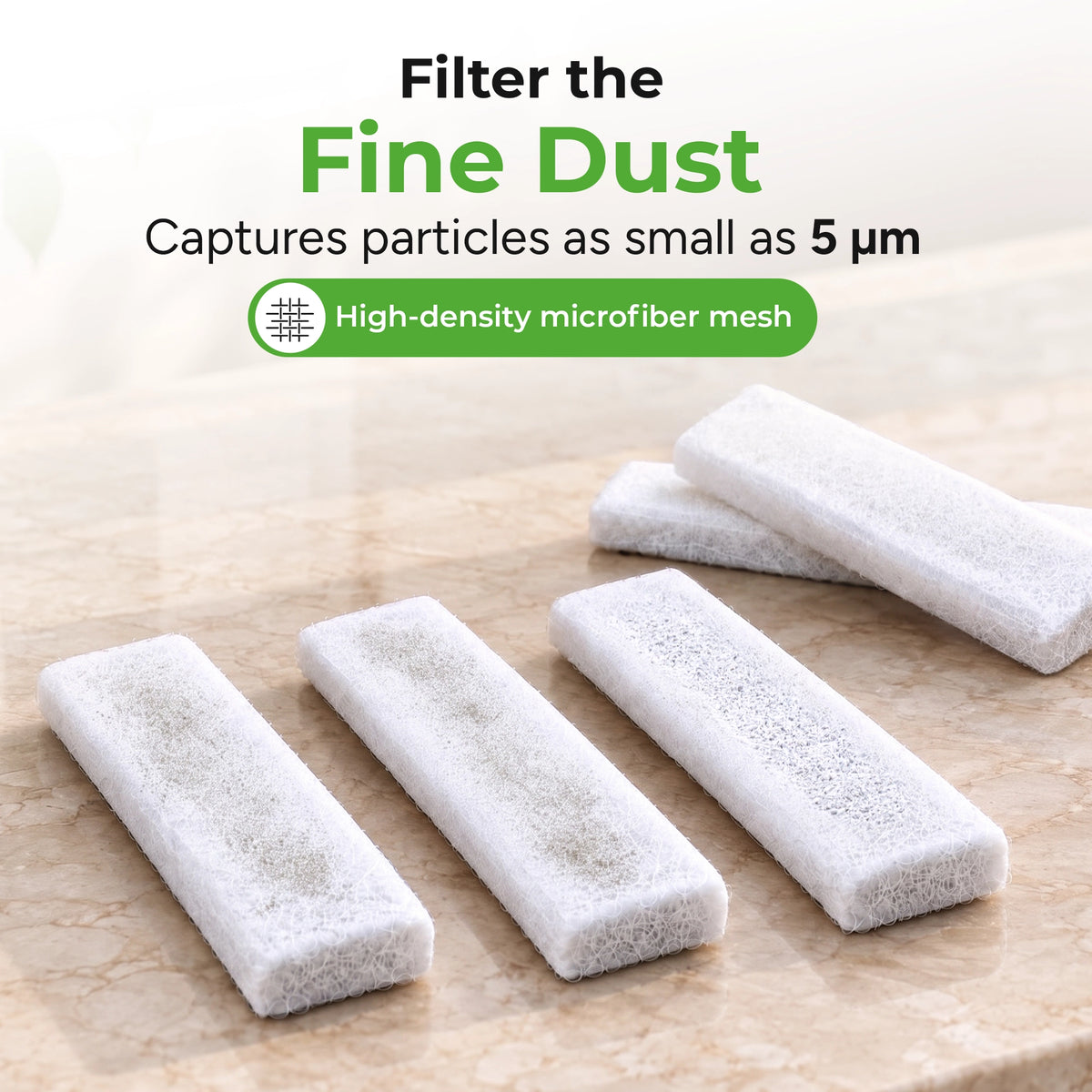 Air Intake Filter Cotton Pad for 1-5L Portable Oxygen Concentrator