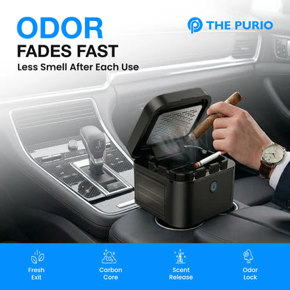 ThePurio Smokeless Ashtray Purifier (Fresh Air in Your Car, Home, and Office)