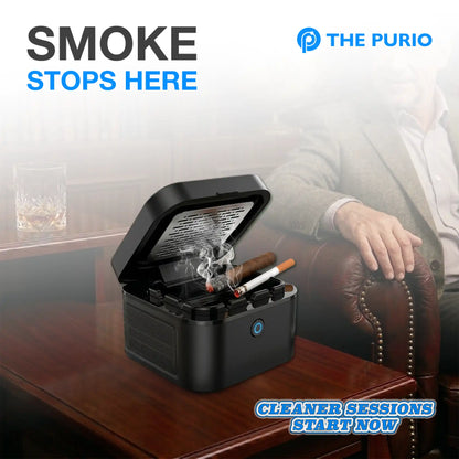 ThePurio Smokeless Ashtray Purifier (Fresh Air in Your Car, Home, and Office)
