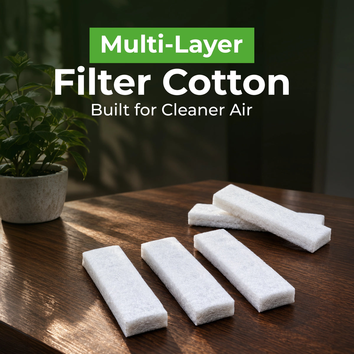 Air Intake Filter Cotton Pad for 1-5L Portable Oxygen Concentrator