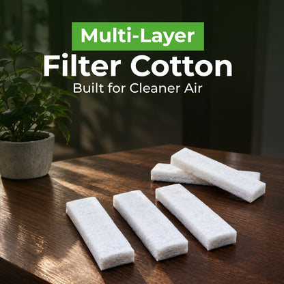 Air Intake Filter Cotton Pad for 1-5L Portable Oxygen Concentrator