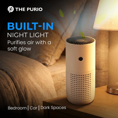 Thepurio Portable USB Car Air Purifier: Removes Dust, Odors, Smoke & More