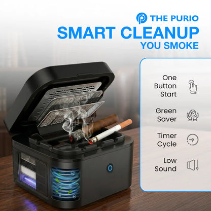 ThePurio Smokeless Ashtray Purifier (Fresh Air in Your Car, Home, and Office)