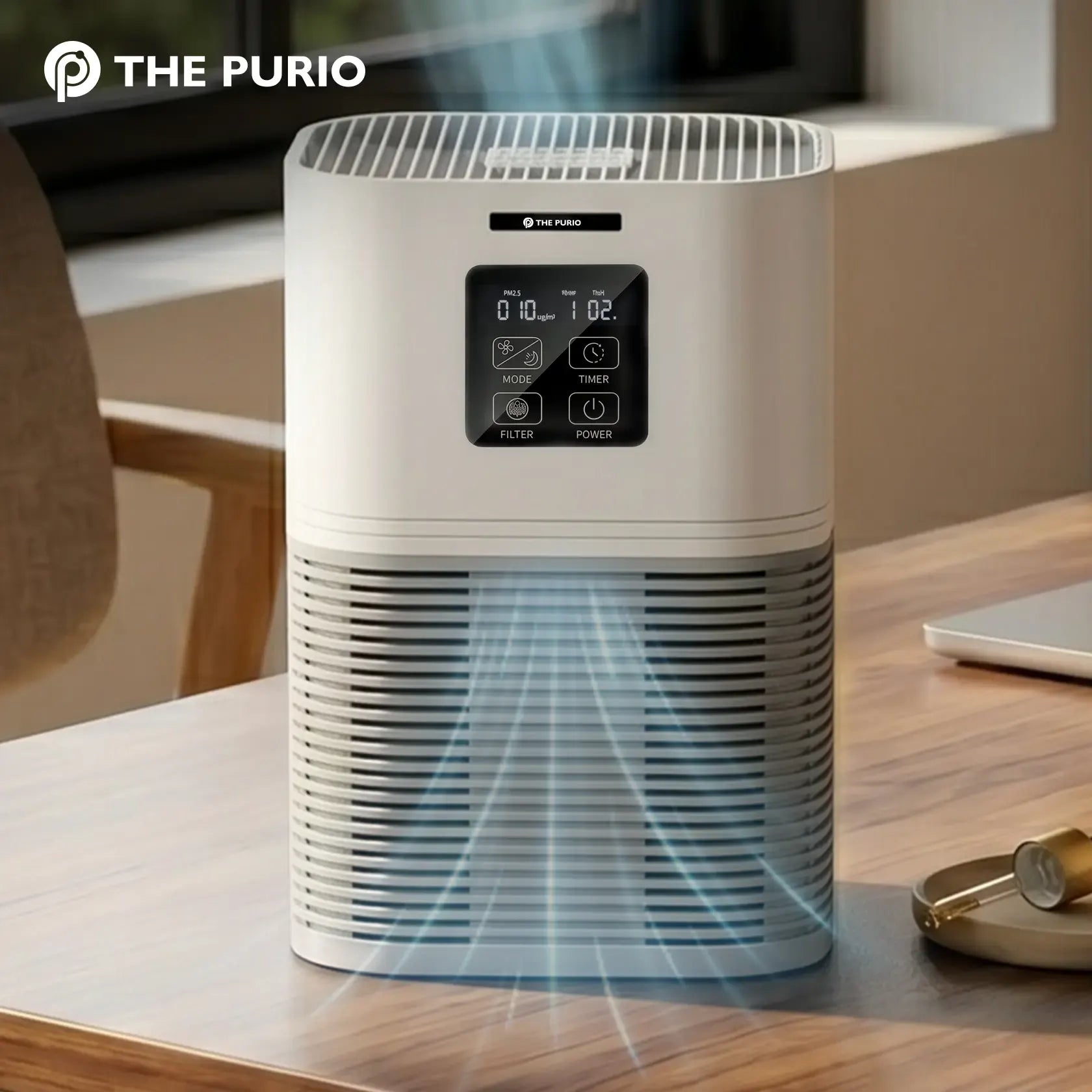 ThePurio H13 HEPA Air Purifier for Large Rooms (140m²)