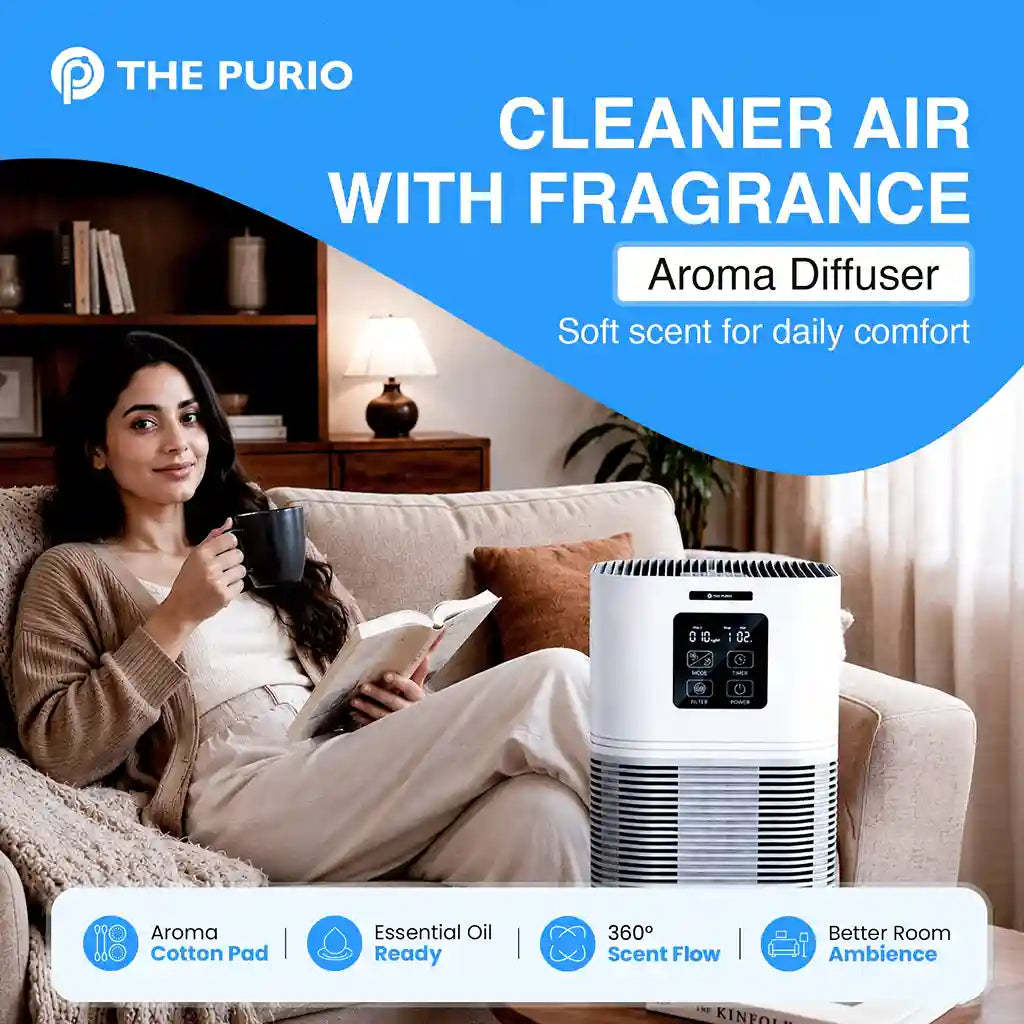 ThePurio H13 HEPA Air Purifier for Large Rooms (140m²)