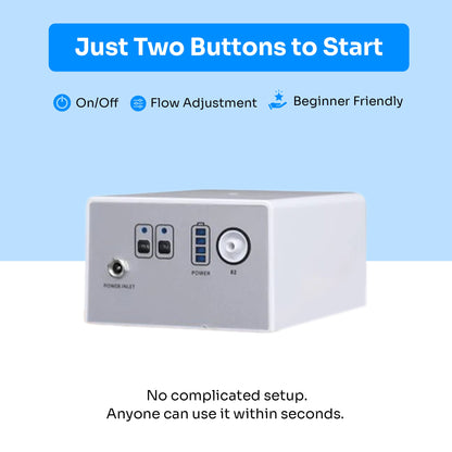 1-3L/min Smart Portable Oxygen Concentrator – Adjustable Flow & Tank-Free!
